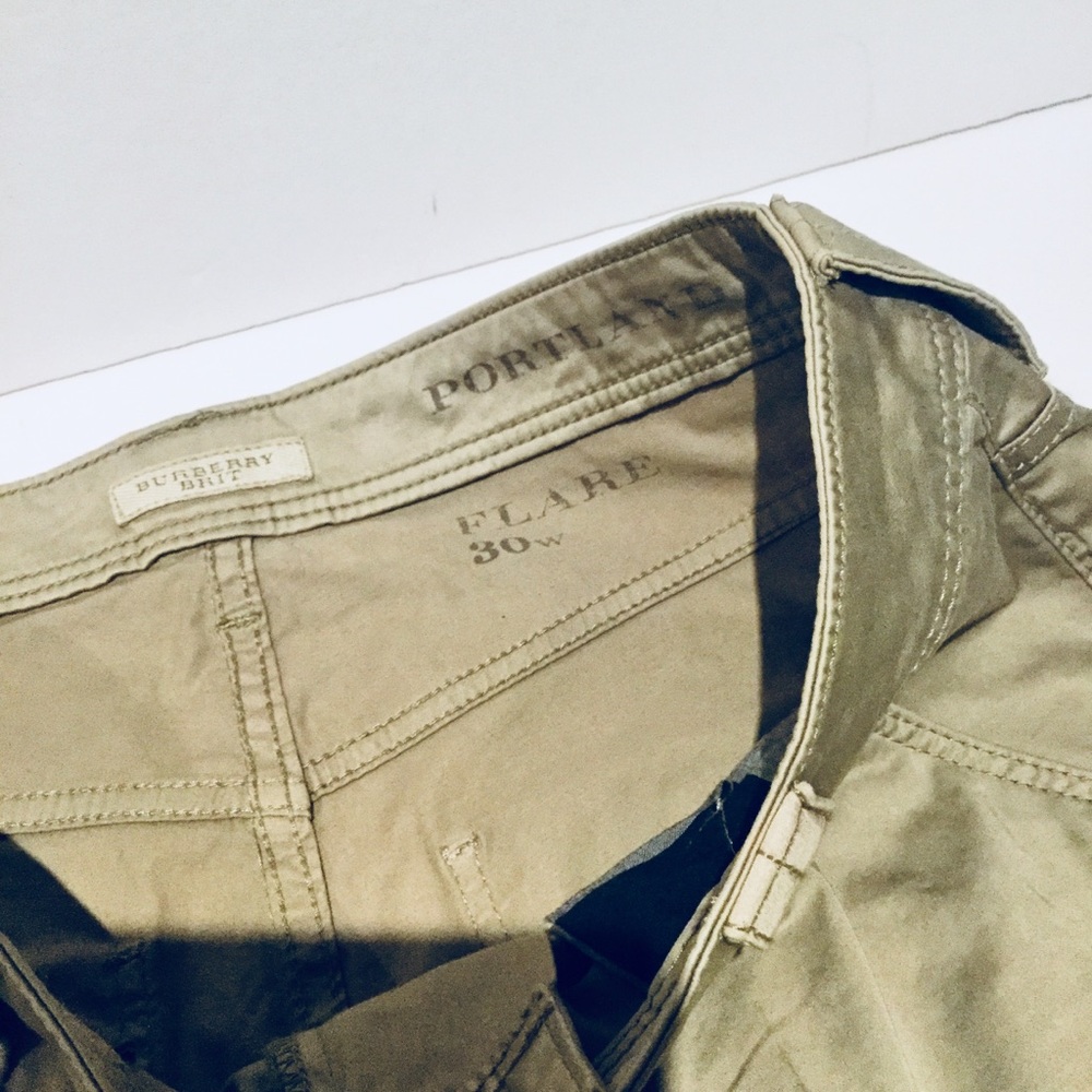 BURBERRY BRIT PORTLAND PALE SISAL COLOR PANTS. - Picture 6 of 6
